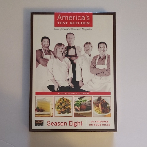 THANKSGIVING Americas Test Kitchen Season Eight DVD Set Of 4 DVDs - Picture 1 of 8